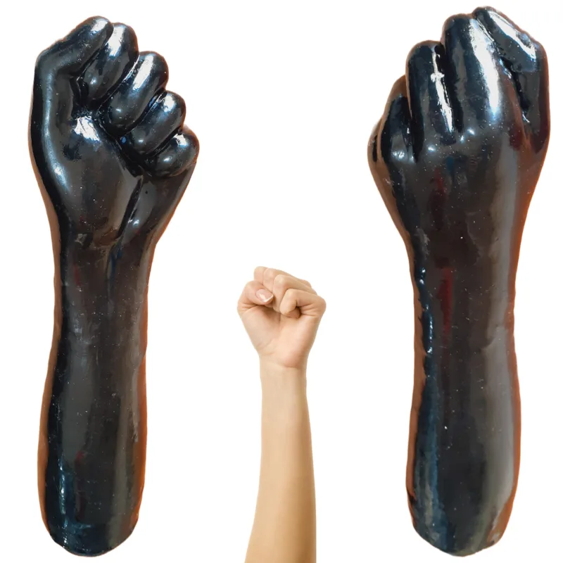 Consolador puño de silicona