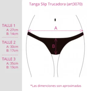 Tanga Slip Trucadora Transexual Crossdreser (art 3070): imagen 6