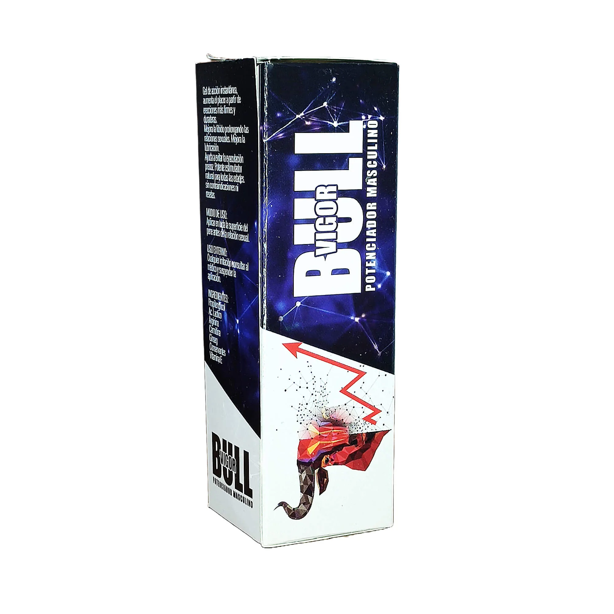 Vigor Bull - Gel Intimo Masculino + Vigor + Ereccion
