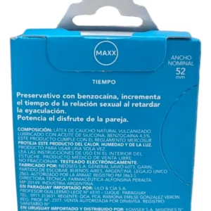 Maxx Retardante – Caja x3 – Preservativos: imagen 2