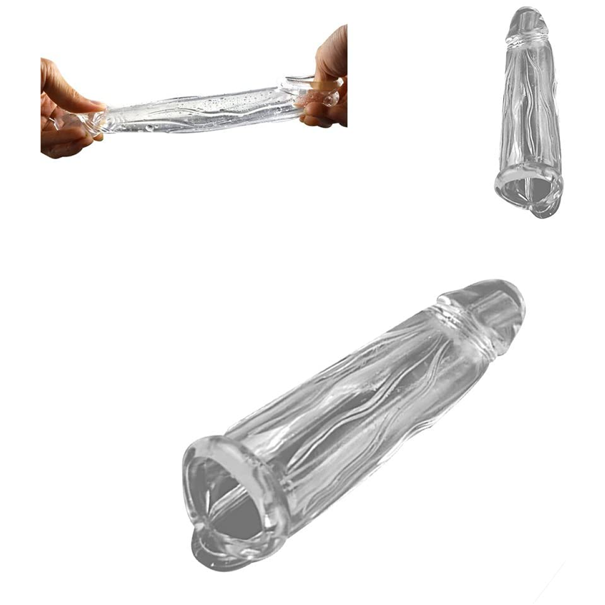 funda Flexible cristal agarre testículos