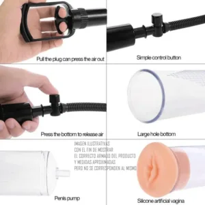 Bomba Vacio Peneana - Tubo 20 x 6 - Penis Pump Vagina: imagen 6