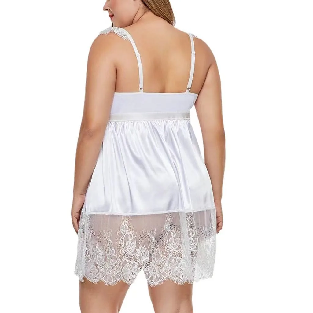 Camisolin Baby Doll de Puntilla (AL203) Talle 100 al 120 - Imagen 2